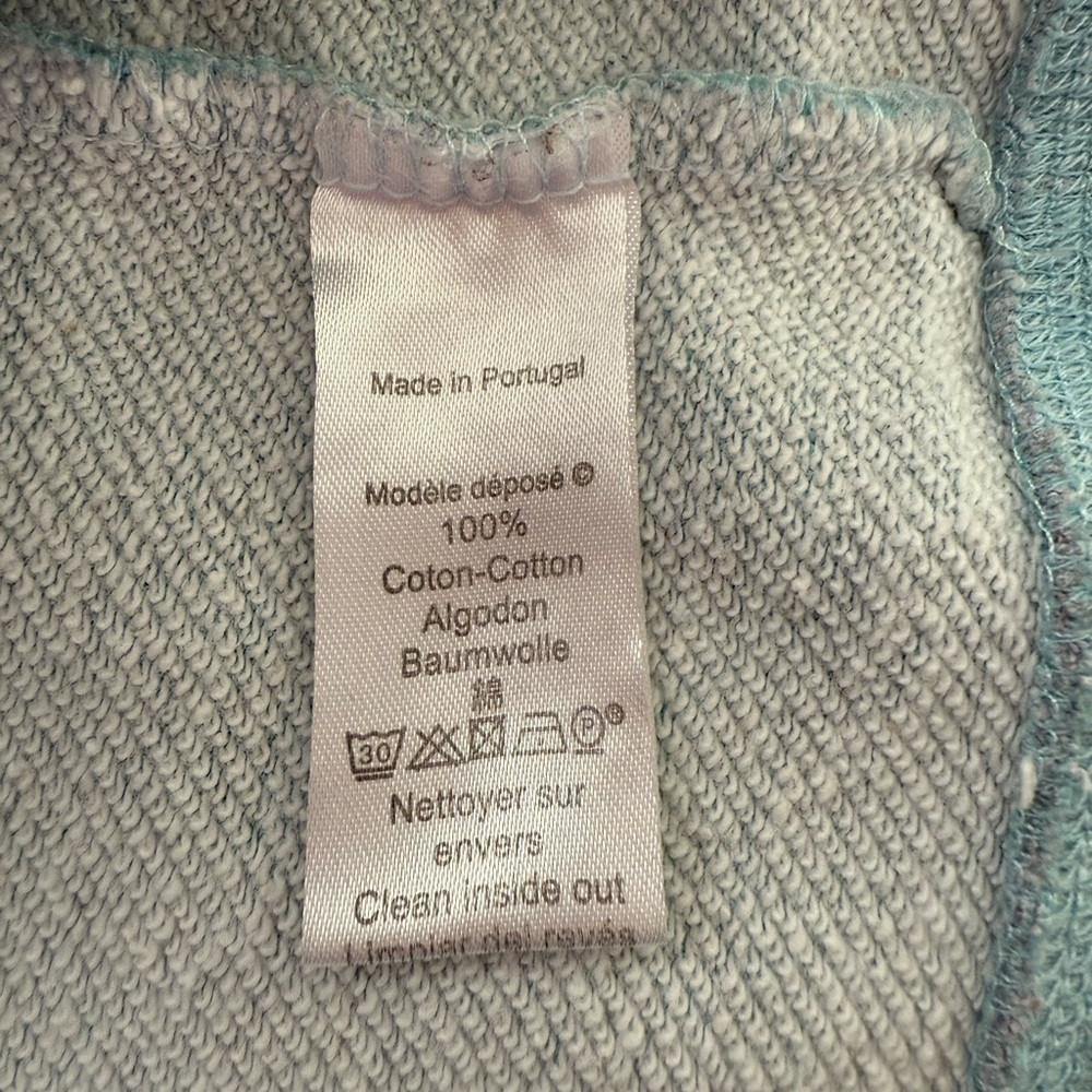 Kenzo Paris Wave Embroidery Sweatshirt – Gray/Blue • Size M • Unisex - Picture 7 of 8